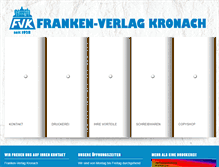 Tablet Screenshot of franken-verlag.de